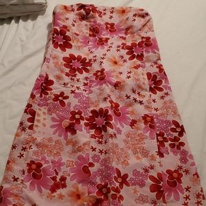 Reversible strapless dress